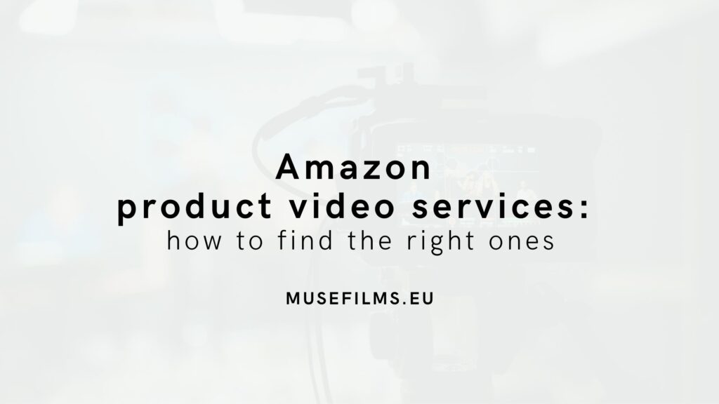 Amazon product video services